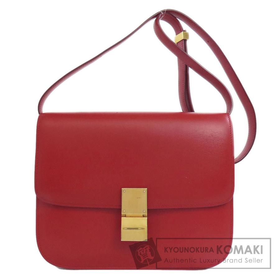 CELINE（セリーヌ） クラシックボックス ショルダーバッグ レザー