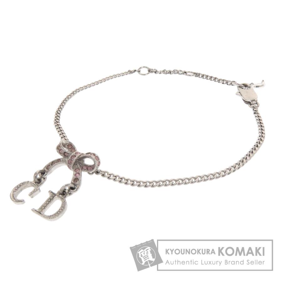 Christian Dior(クリスチャンディオール) リボン付きブレスレット CHRISTIAN DIOR クリスチャンディオール リボン ブレスレット 金属製