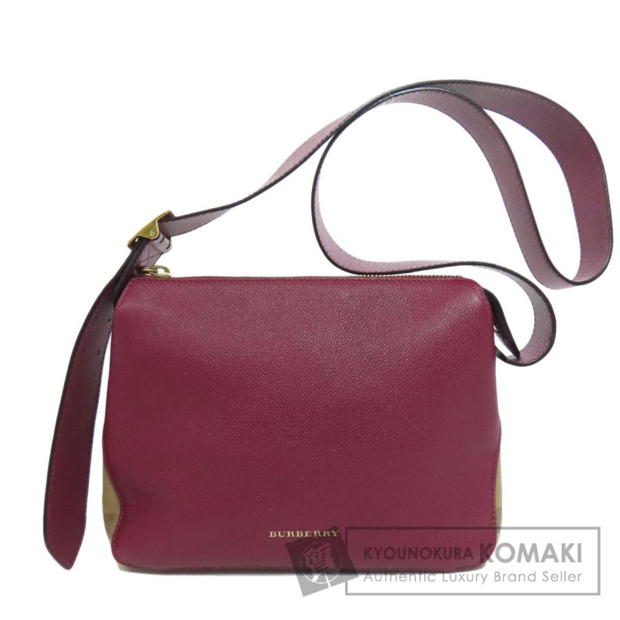 BURBERRY（バーバリー） ロゴ ショルダーバッグ レザー レディース