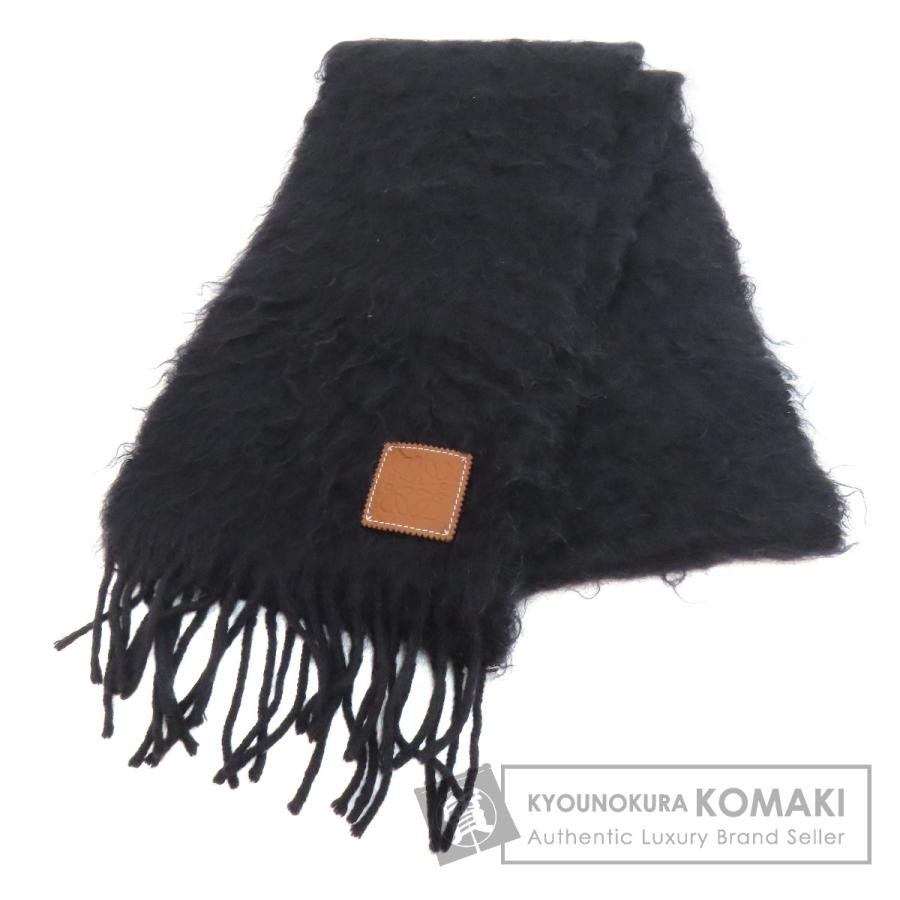 LOEWE ロエベ アナグラム マフラー モヘヤ ウール レディース [中古] LOEWE（ロエベ） アナグラム マフラー モヘヤ レディース 中古