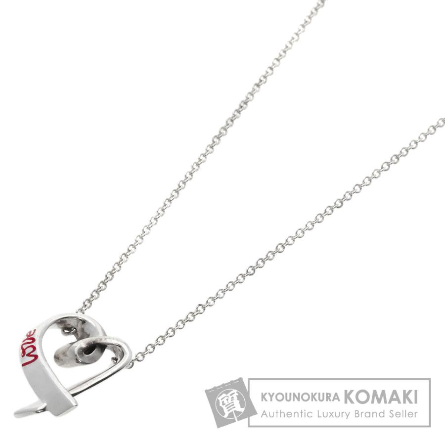 中古　ティファニー　ラビングハート　ラブ　ネックレス TIFFANY&Co.（ティファニー） ラビングハート LOVE ネックレス