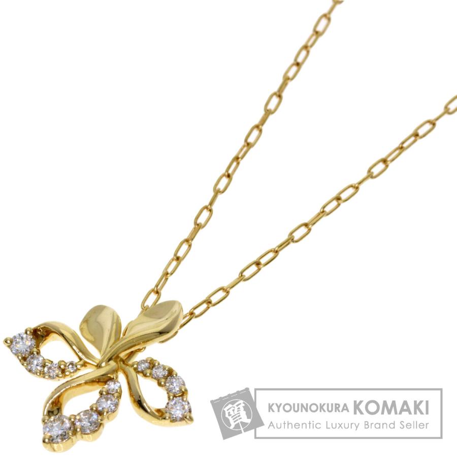 STAR JEWELRY スタージュエリー ダイヤモンド ネックレス K18イエロー
