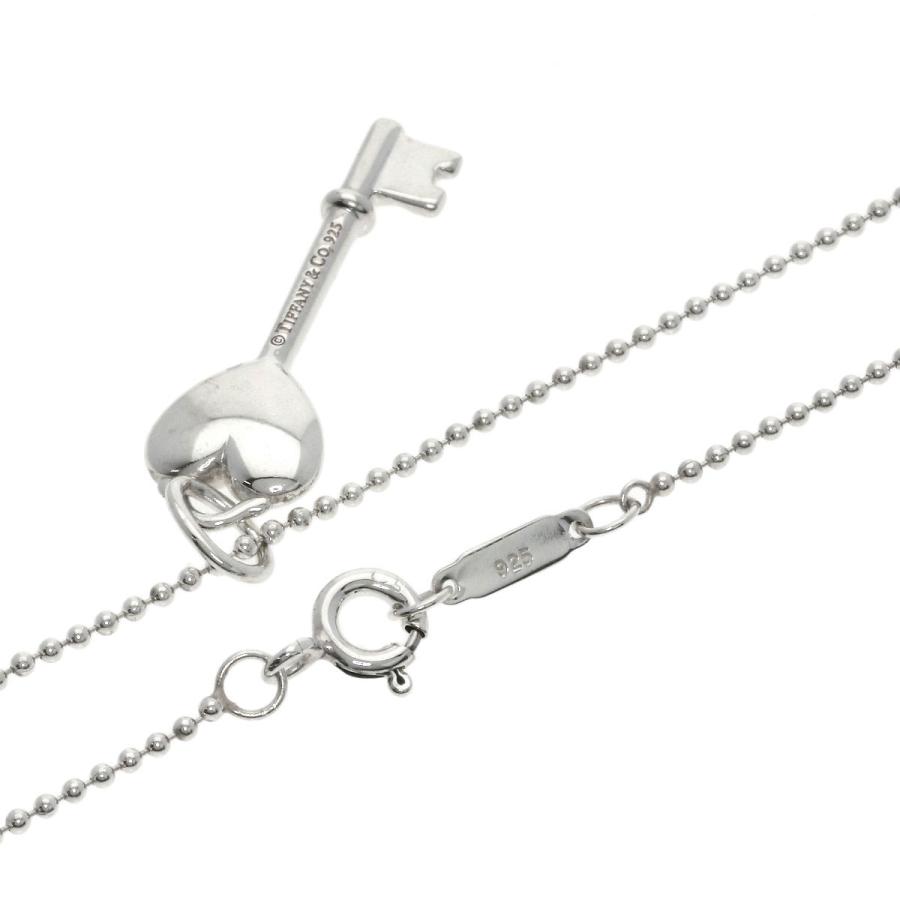 TIFFANY&Co. ティファニー ハートキー 1P ダイヤモンド ネックレス シルバー レディース 中古_1