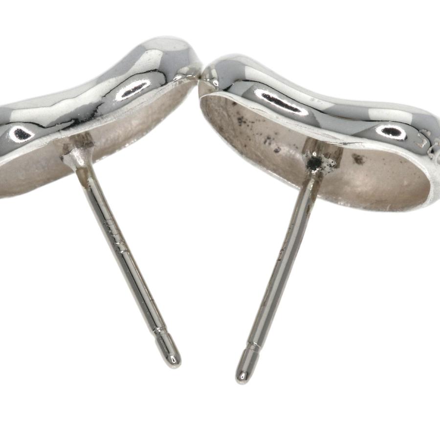 AA538 TIFFANY＆CO. シルバー 925 ビーンズ ピアス 両耳 TIFFANY&Co.（ティファニー） ビーン ピアス シルバー レディース 中古