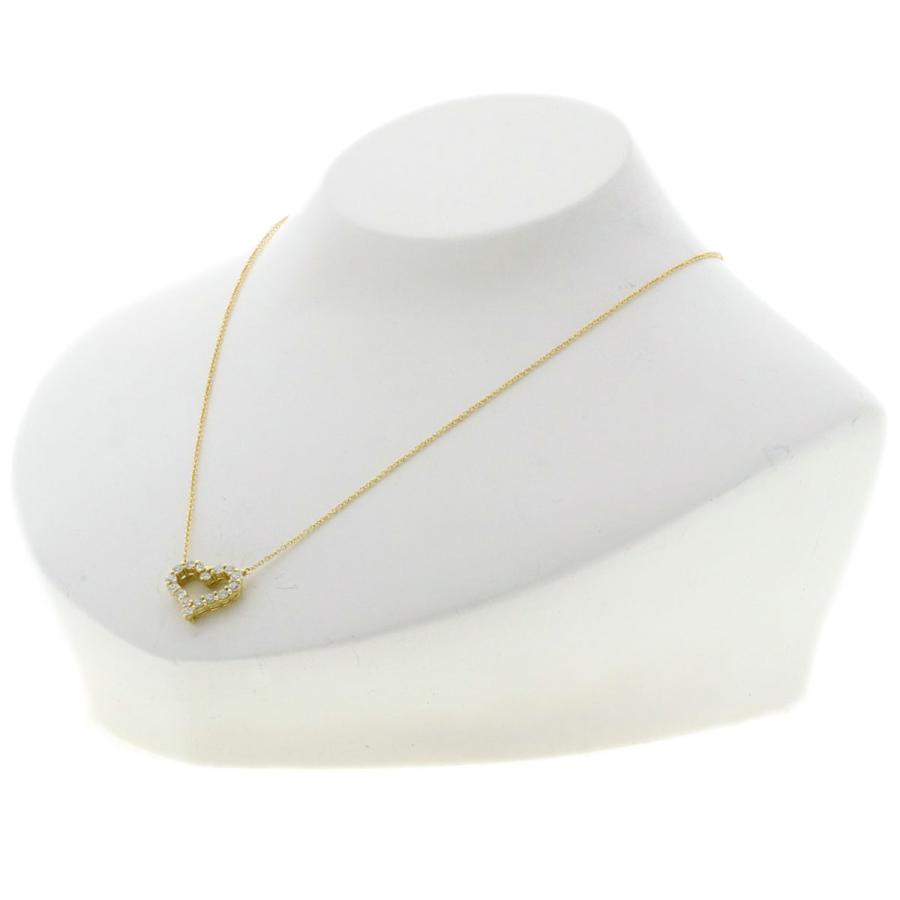 TIFFANY&Co. ティファニー センチメンタル ハート ダイヤモンド ネックレス K18イエローゴールド レディース 中古_3