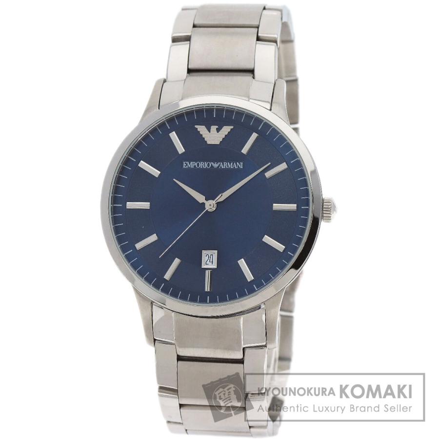 EMPORIO ARMANI Emporio Armani エンポリオ・アルマーニ AR2477 ラウンドフェイス 腕時計 ステンレススチール ...