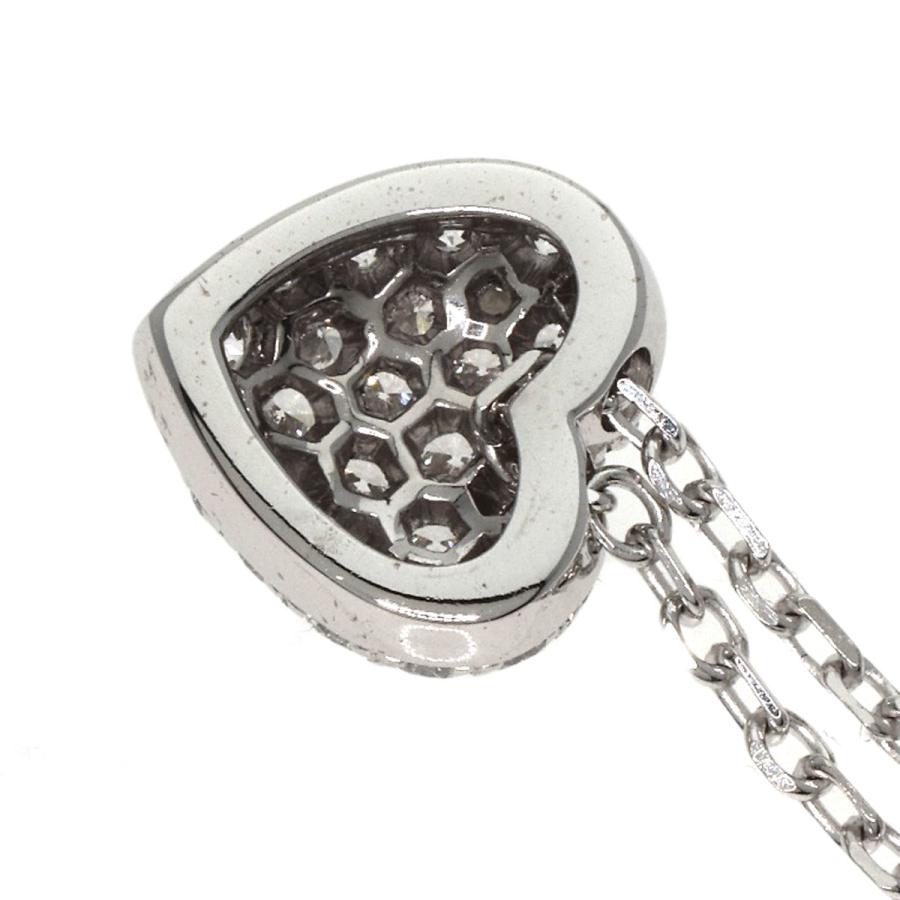 Cartier（カルティエ） ハート パヴェ ダイヤモンド ネックレス K18 