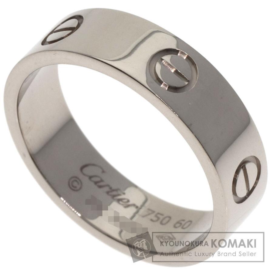 Cartier LOVEリング K18ホワイトゴールド サイズ60 本体のみ Cartier（カルティエ） ラブリング #60 リング・指輪 K18ホワイト