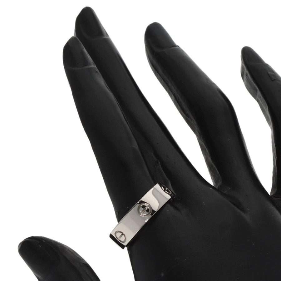 Cartier LOVEリング K18ホワイトゴールド サイズ60 本体のみ Cartier（カルティエ） ラブリング #60 リング・指輪 K18ホワイト