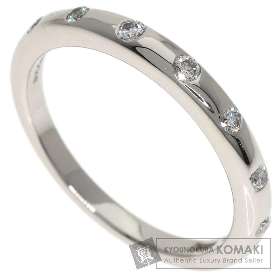 正規品　ブルガリ 結婚指輪　フェディリング　プラチナ　ダイヤモンド フェディの指輪は、シンプルながらダイヤの輝きが特に目立つタイプの