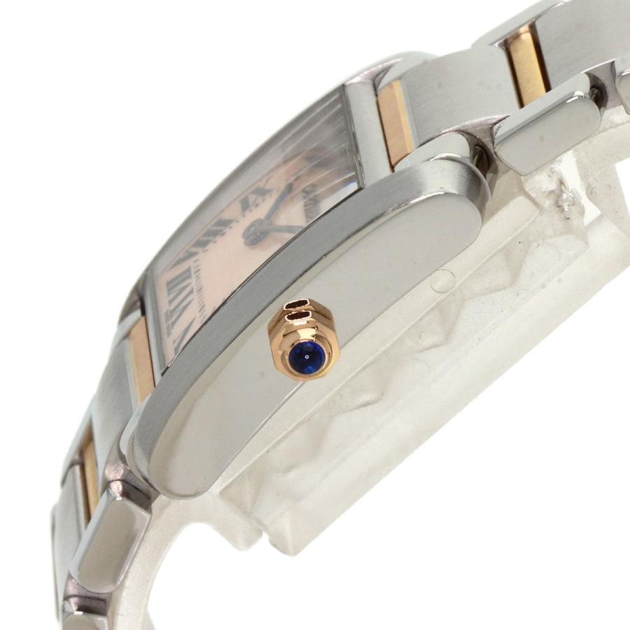 CARTIER カルティエ W51027Q4 タンクフランセーズ SM 腕時計 SS SSxK18PG レディース [中古] Cartier（カルティエ） W51027Q4 タンクフランセーズ SM 腕時計