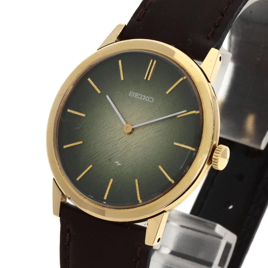 SEIKO（セイコー） 2220-0180 シャリオ 腕時計 K18イエローゴールド 革