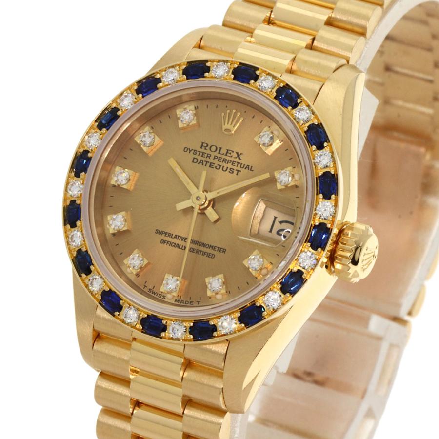 ROLEX（ロレックス） 69198SA デイトジャスト サファイア ダイヤモンド