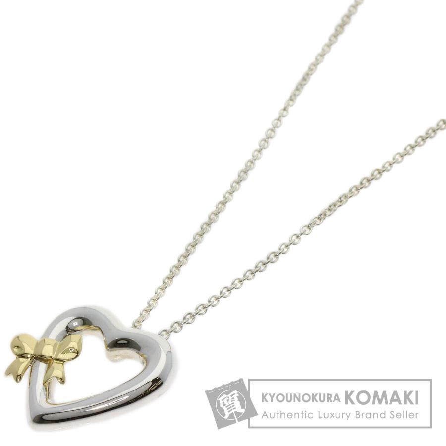 TIFFANY&Co.（ティファニー） ハートリボン ネックレス シルバー