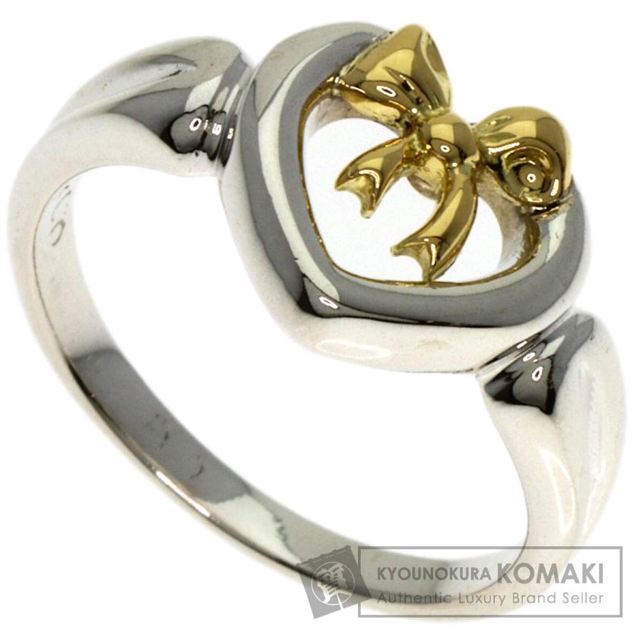 Tiffany ハート リボン リング #10 シルバー SV925 750 TIFFANY&Co.（ティファニー） ハートリボン リング・指輪 シルバー