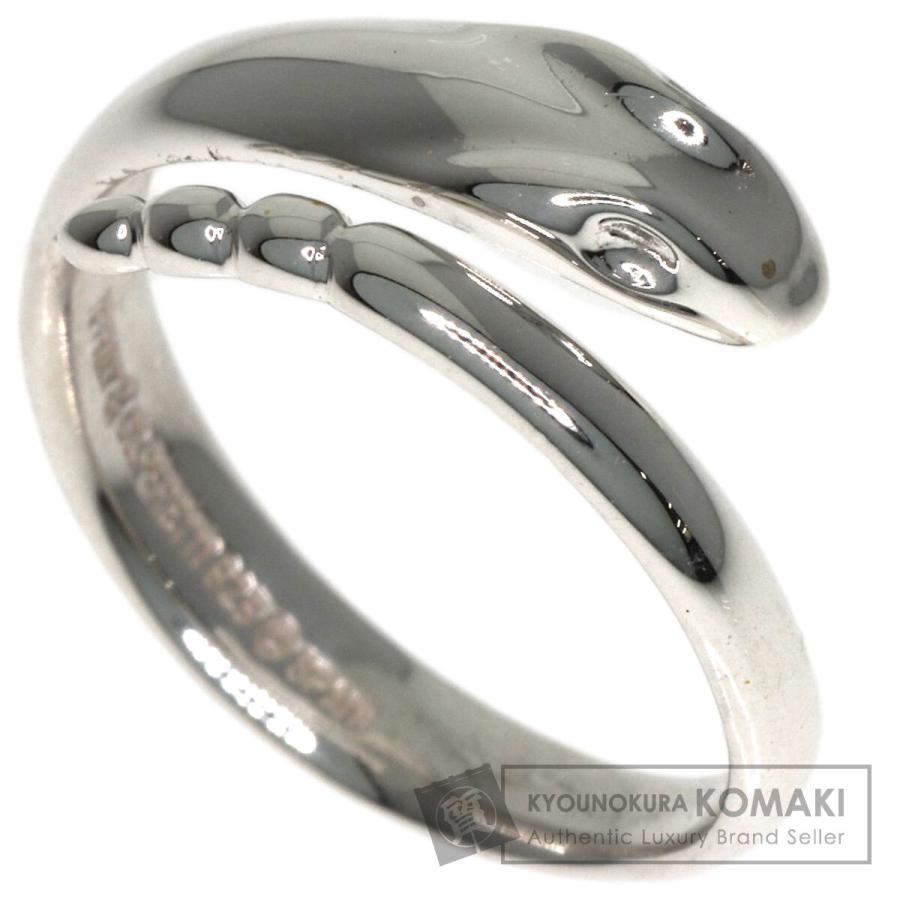 極美品☆ティファニー 指輪 スネーク シルバー925 リング 約7号 蛇 刻印 TIFFANY&Co.（ティファニー） スネーク リング・指輪 シルバー