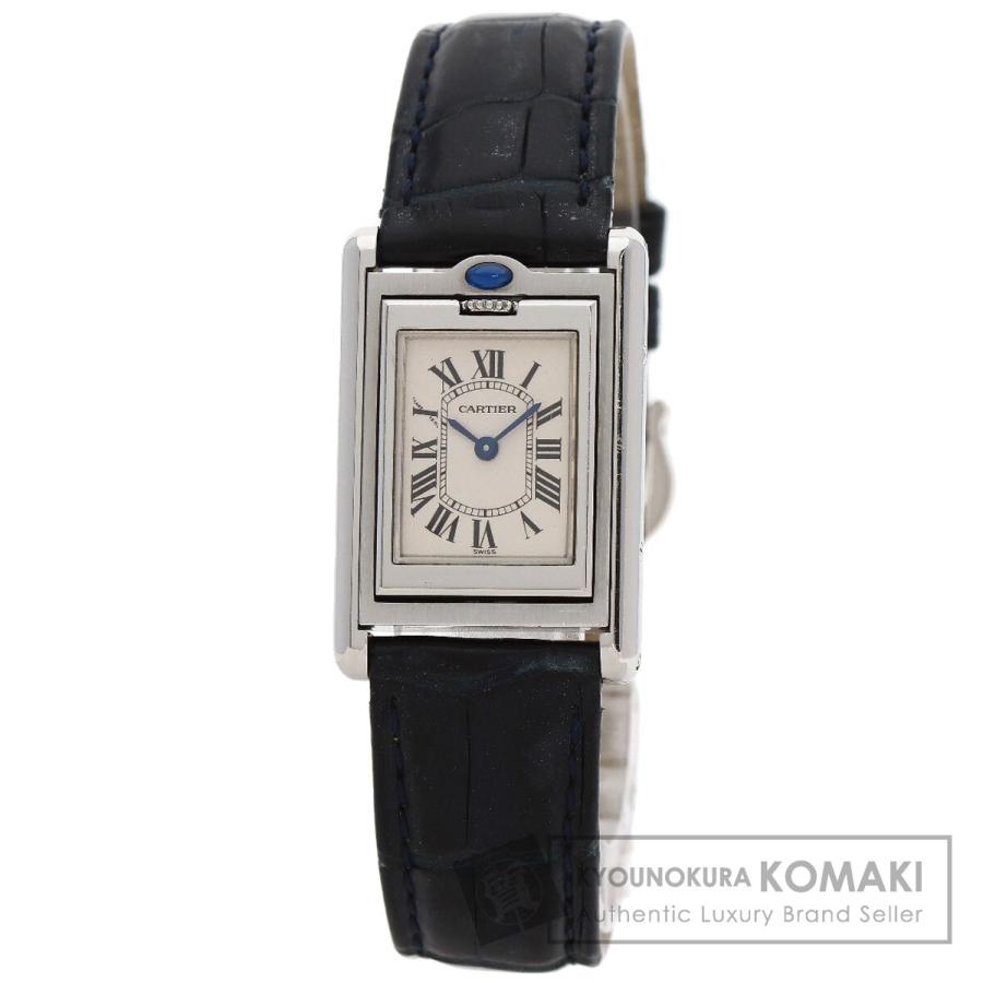 【価格改定】良品『USED』CARTIER【カルティエ】 W1011158 タンク バスキュラントSM 箱/冊子有 腕時計 ステンレススチール/レザー レディース 良品『USED』CARTIER【カルティエ】 W1011158 タンク バスキュラントSM