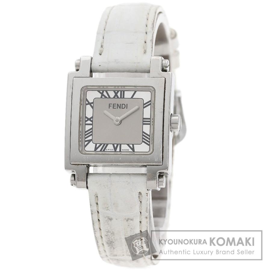 FENDI（フェンディ） 6000L スクエアフェイス 腕時計 ステンレス