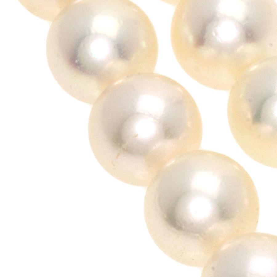 MIKIMOTO（ミキモト） パール 真珠 2連 ネックレス K14ホワイト