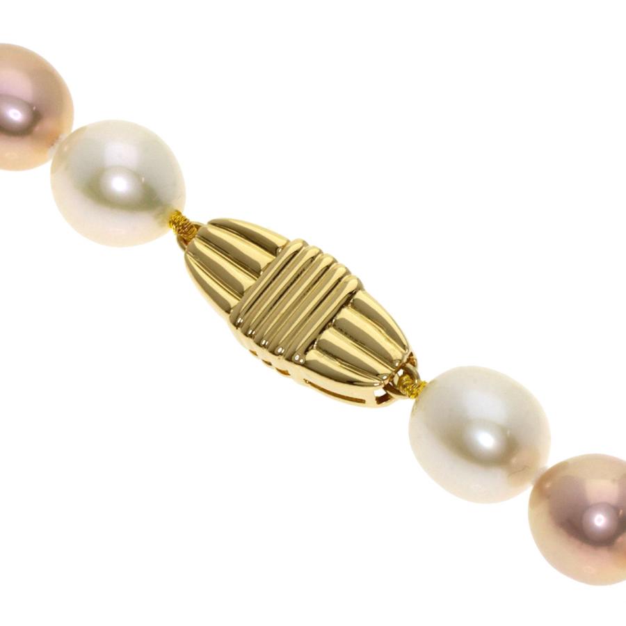 MIKIMOTO ミキモト K18淡水本真珠パールネックレス 18金 アクセサリ MIKIMOTO（ミキモト） マルチカラー 淡水パール 真珠 ネックレス K18