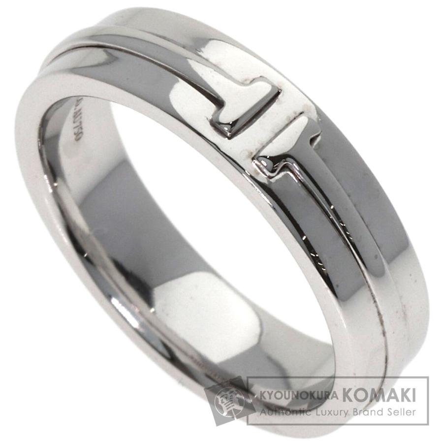 TIFFANY&Co.（ティファニー） T TWO ワイド リング・指輪 K18ホワイト