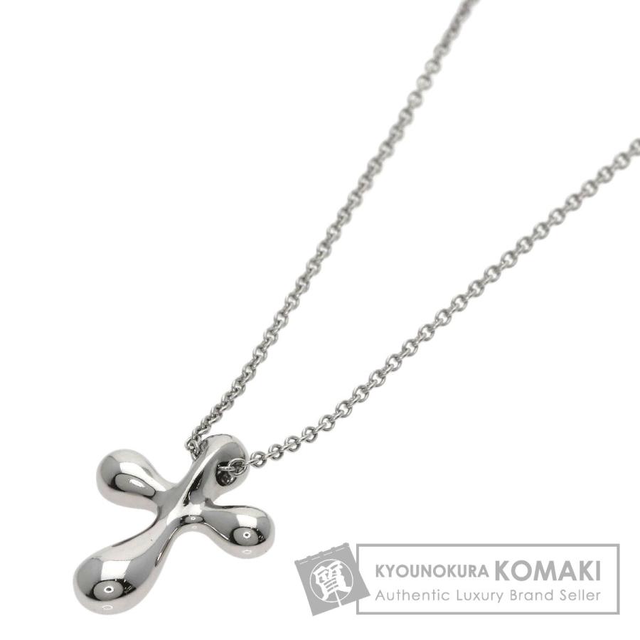 TIFFANY&Co.（ティファニー） スモールクロス ネックレス プラチナ