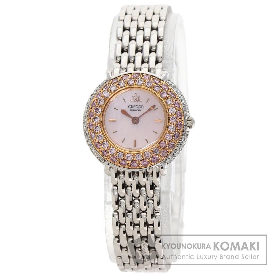 SEIKO（セイコー） 1E70-2030 クレドール ラウンドフェイス ピンク
