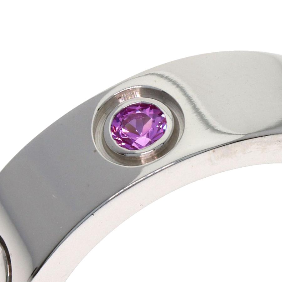 Cartier（カルティエ） ラブリング ハーフ ピンクサファイア #49