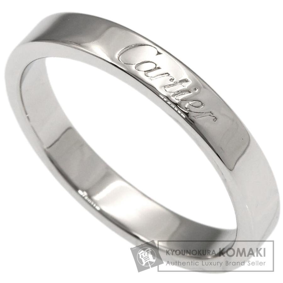 Cartier（カルティエ） フラットバンド #52 リング・指輪 プラチナ 