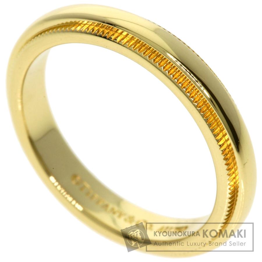 TIFFANY&Co.（ティファニー） ミルグレイン リング・指輪 K18イエロー 