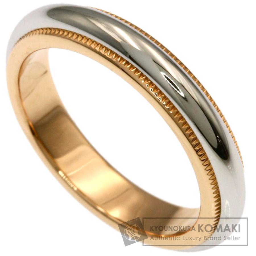 O*O様 K18 ミルグレイン アンティーク調 華奢リング　14号 刻印有 TIFFANY&Co.（ティファニー） ミルグレイン リング・指輪 K18ピンク