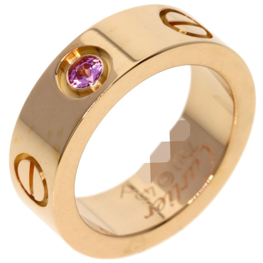 Cartier（カルティエ） ラブリング 1P ピンクサファイア #45 リング