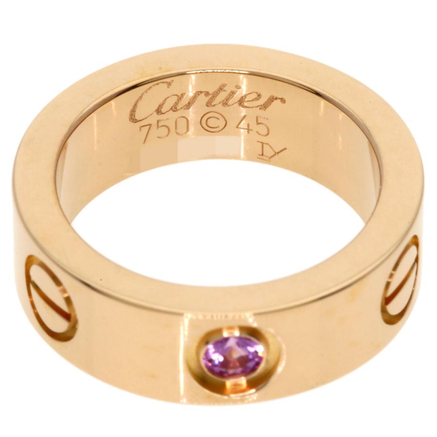 Cartier（カルティエ） ラブリング 1P ピンクサファイア #45 リング