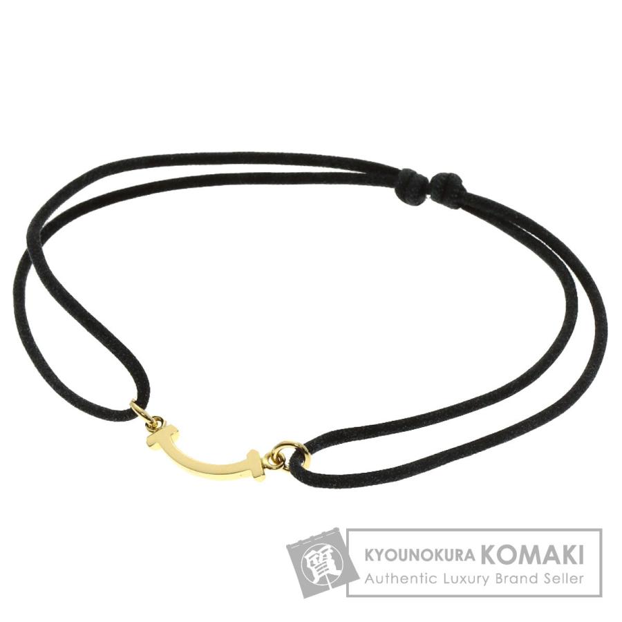 TIFFANY&Co.（ティファニー） Tスマイル コットン ブレスレット K18