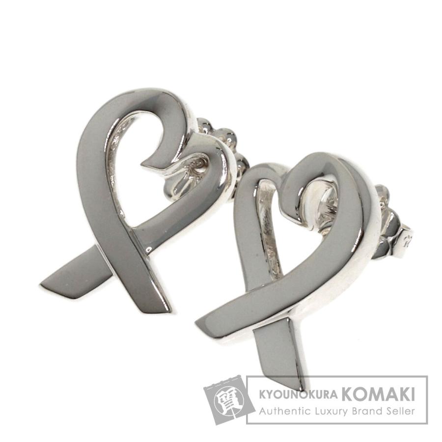 【Tiffany】シルバー　ラビングハート　ピアス　未使用品 TIFFANY&Co.（ティファニー） ラビングハート ピアス シルバー
