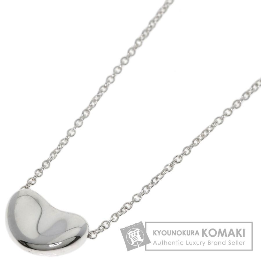 美品 Tiffany & Co. ビーン ネックレス シルバー ミニ TIFFANY&Co.（ティファニー） ビーン ミニ ネックレス シルバー