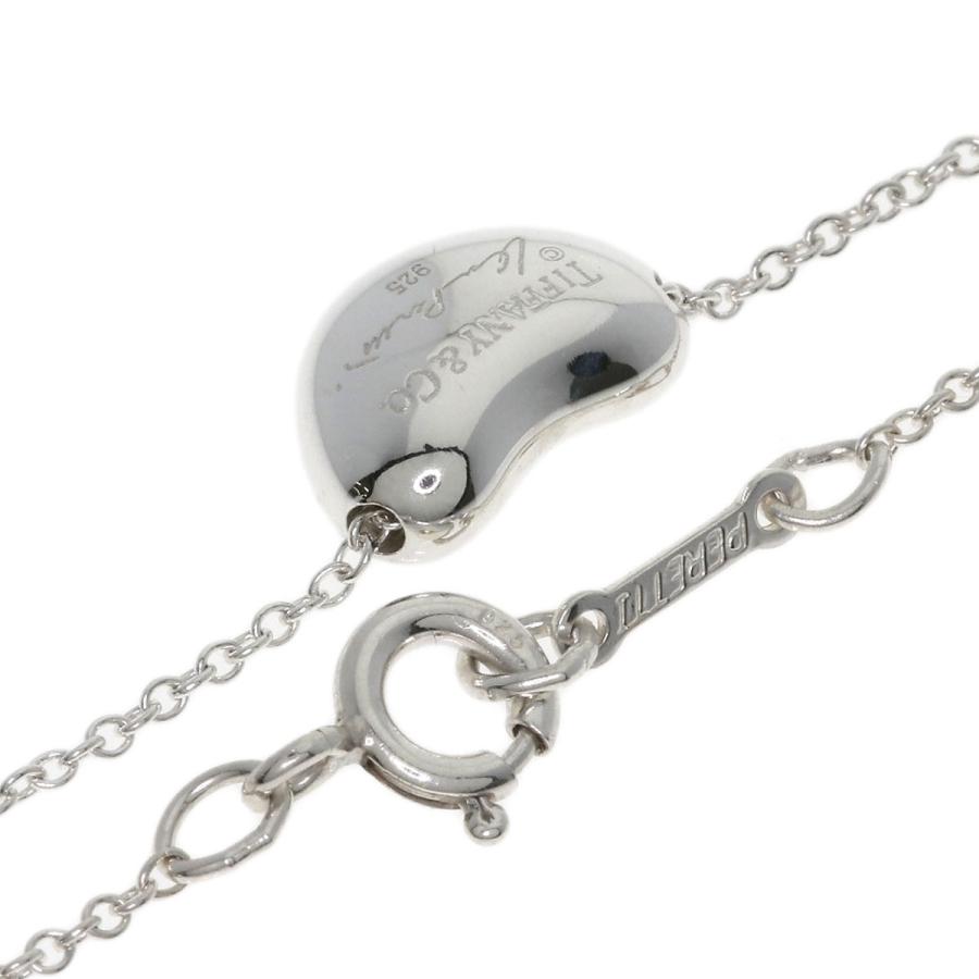 美品 Tiffany & Co. ビーン ネックレス シルバー ミニ TIFFANY&Co.（ティファニー） ビーン ミニ ネックレス シルバー