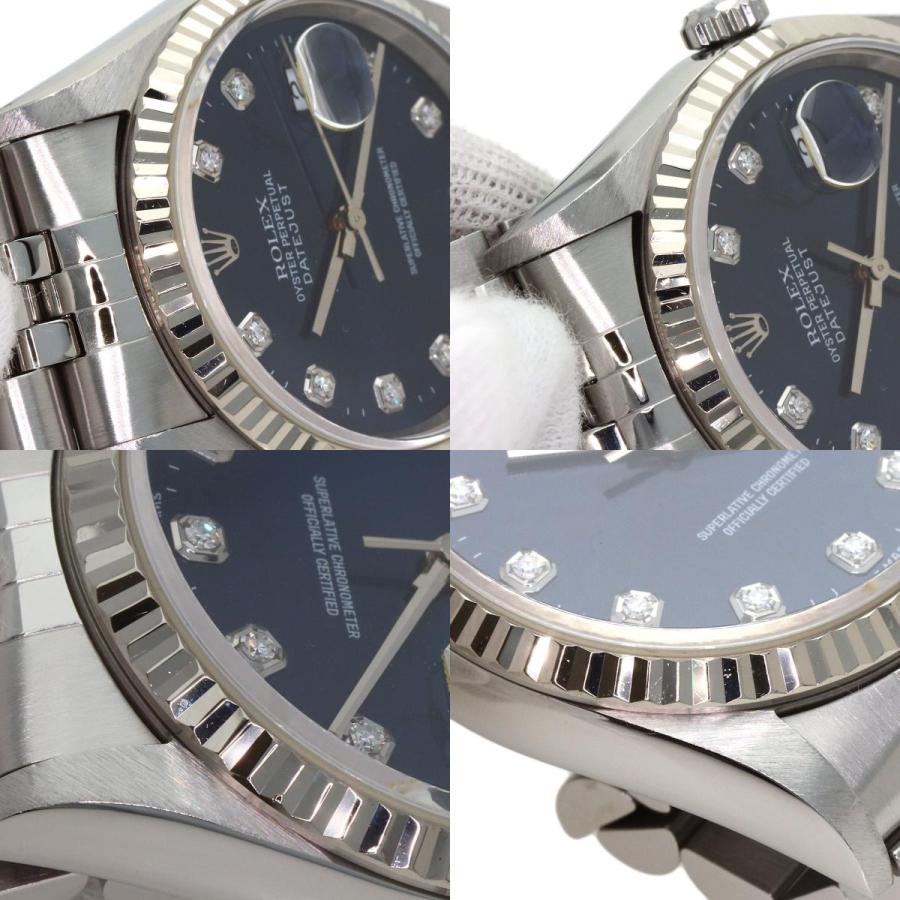 ROLEX（ロレックス） 16234G デイトジャスト 10P ダイヤモンド 腕時計