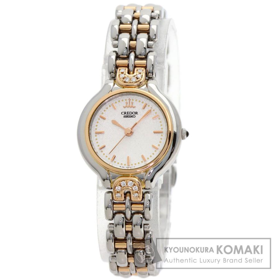 SEIKO（セイコー） 4J81-0A90 クレドール ラグ ダイヤモンド 腕時計