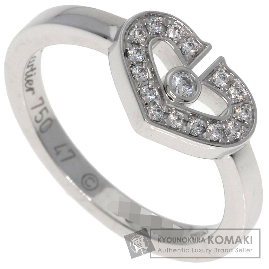 Cartier（カルティエ） Cハート ダイヤモンド #47 リング・指輪 K18 