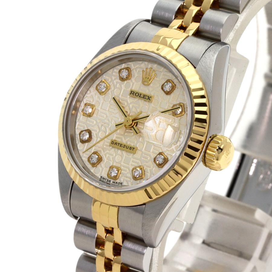 ROLEX（ロレックス） 69173G デイトジャスト 10P ダイヤモンド 腕時計