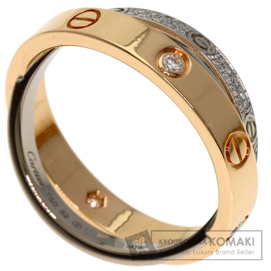 Cartier（カルティエ） ビーラブ 4P パヴェ ダイヤモンド #52 リング 