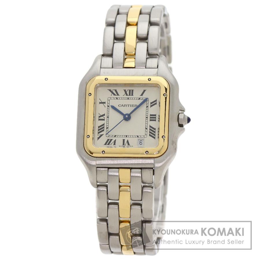 CARTIER カルティエ パンテール MM 1ロウ 腕時計 SS SSxK18YG ボーイズ [中古] Cartier（カルティエ） パンテール MM 1ロウ 腕時計 ステンレス