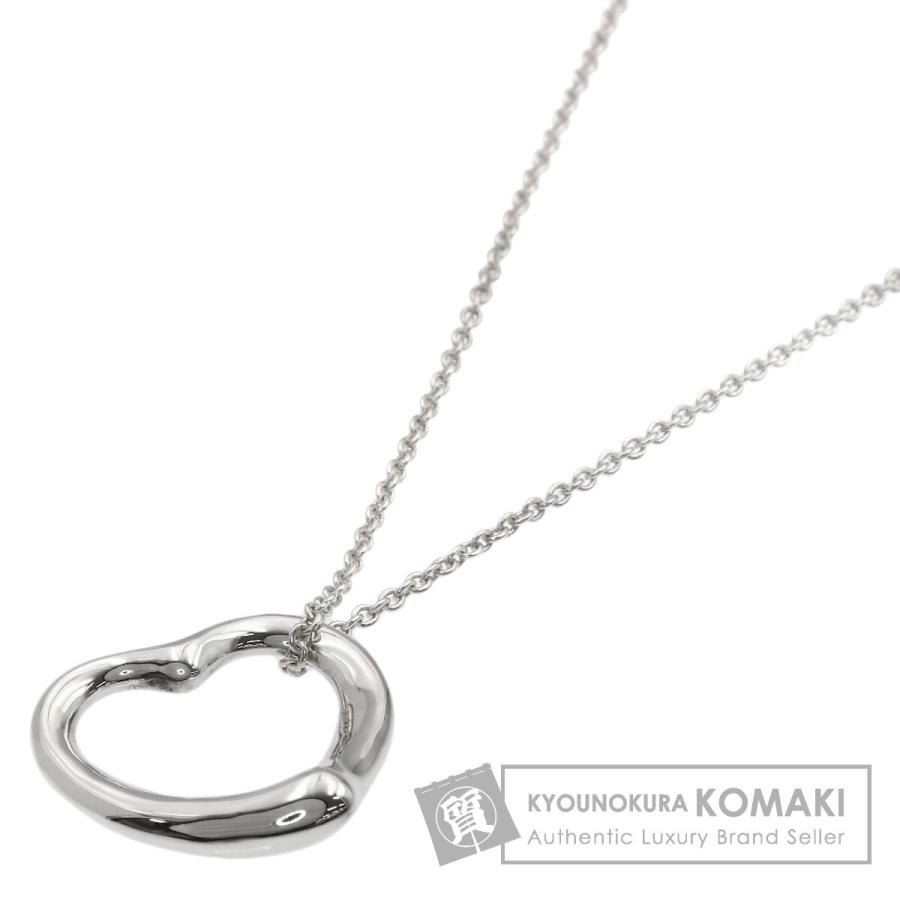 Tiffany & Co. シルバーオープン ハートネックレスM 中古 TIFFANY&Co.（ティファニー） オープンハート ネックレス シルバー