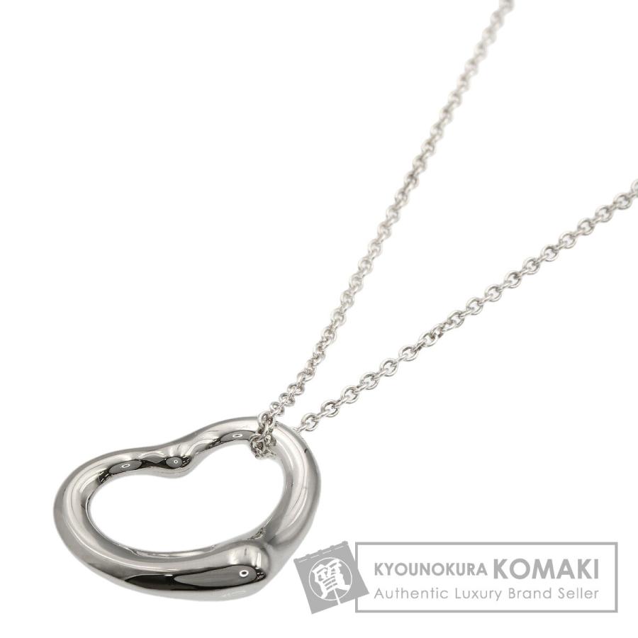 Tiffany & Co. シルバーオープン ハートネックレスM 中古 TIFFANY&Co.（ティファニー） オープンハート ネックレス シルバー
