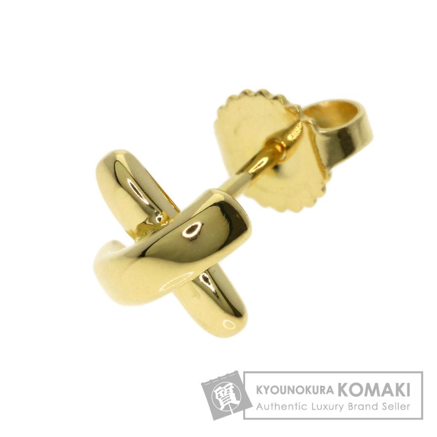Tiffany ピアス　クロスステッチ　片側のみ TIFFANY&Co.（ティファニー） クロスステッチ 片方のみ ピアス K18