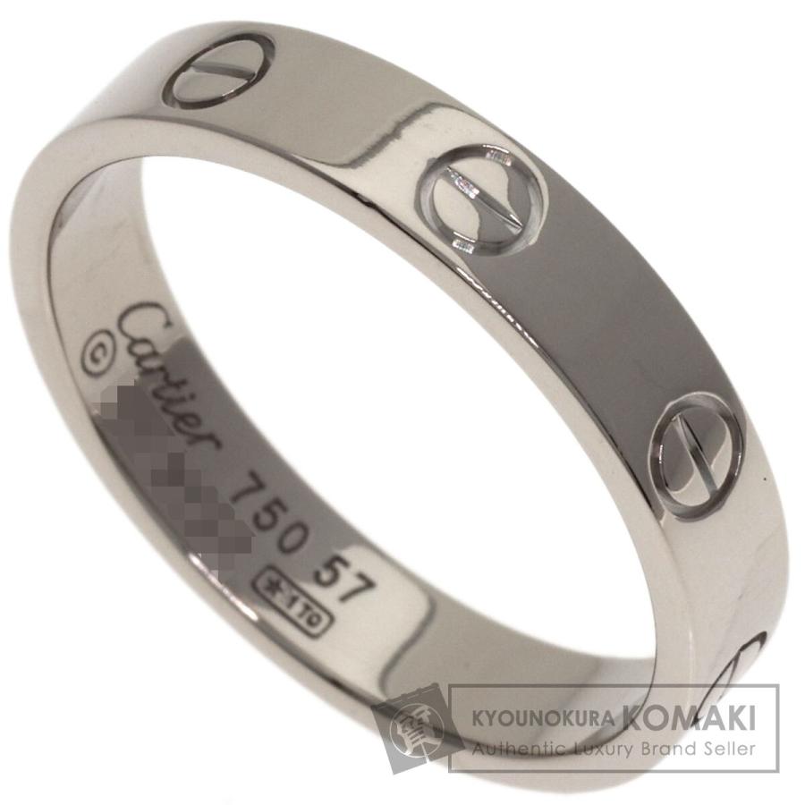 Cartier（カルティエ） ミニラブリング #57 リング・指輪 K18ホワイト