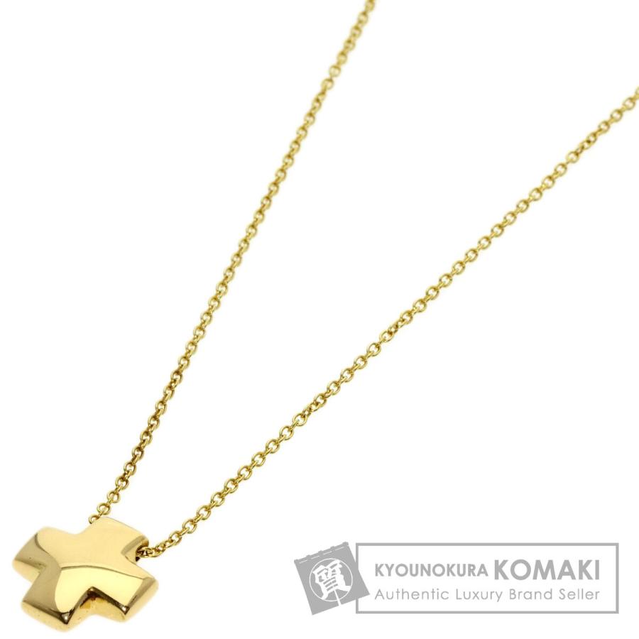 TIFFANY&Co.（ティファニー） ローマンクロス ネックレス K18イエロー 