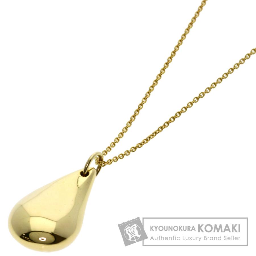 TIFFANY&Co.（ティファニー） ティアドロップ ネックレス K18イエロー 