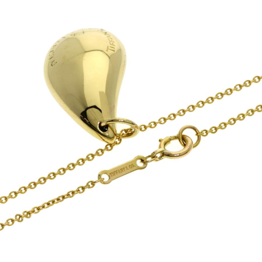 TIFFANY&Co.（ティファニー） ティアドロップ ネックレス K18イエロー 